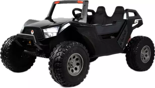 Детский электромобиль RiverToys A707AA LUX 4WD черный карбон
