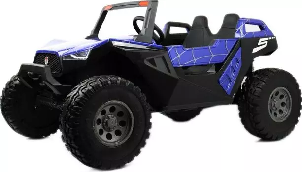 Детский электромобиль RiverToys A707AA LUX 4WD синий Spider