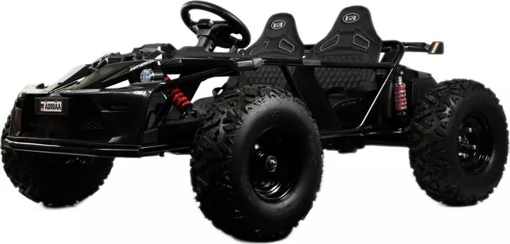 Детский электромобиль RiverToys A999AA черный карбон