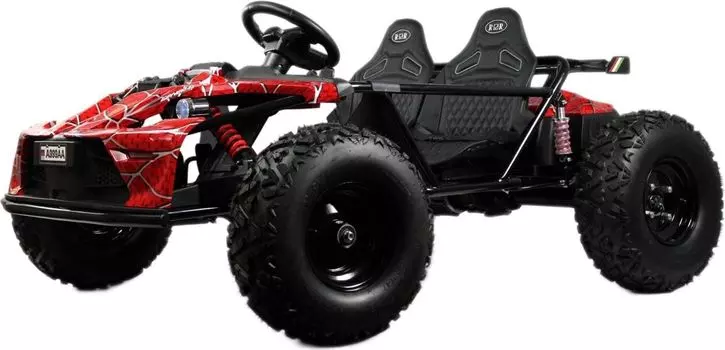 Детский электромобиль RiverToys A999AA красный спайдер