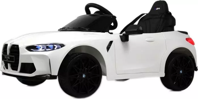 Детский электромобиль RiverToys BMW M4 (A004AA) белый
