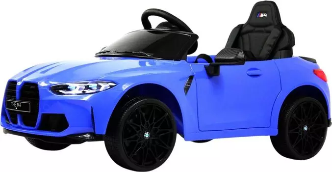 Детский электромобиль RiverToys BMW M4 (A004AA) синий