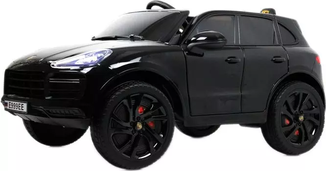 Детский электромобиль RiverToys E999EE черный глянец