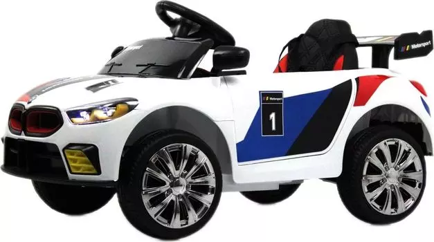 Детский электромобиль RiverToys F444FF белый