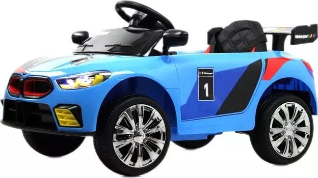 Детский электромобиль RiverToys F444FF синий