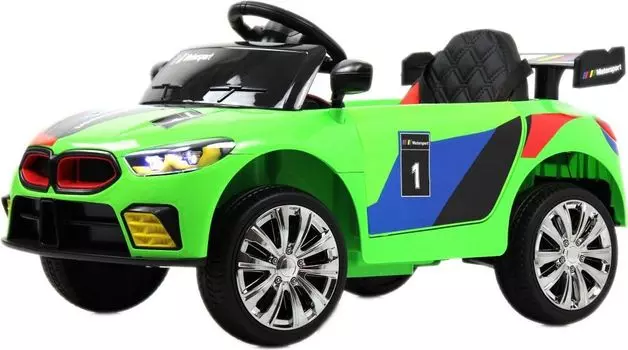 Детский электромобиль RiverToys F444FF зеленый