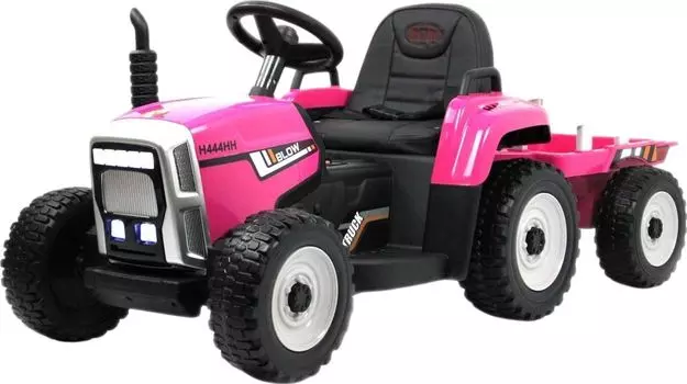 Детский электромобиль RiverToys H444HH розовый