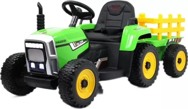 Детский электромобиль RiverToys H444HH зеленый