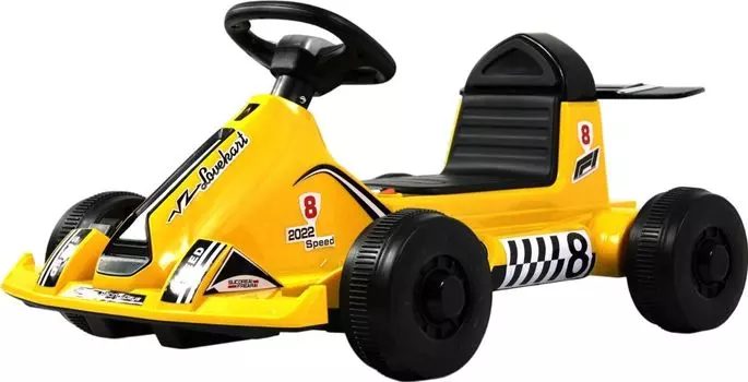 Детский электромобиль RiverToys K008PX желтый