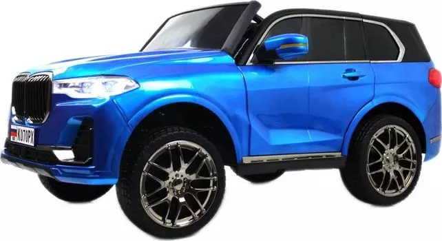 Детский электромобиль RiverToys K070PX синий глянец