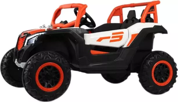 Детский электромобиль RiverToys K444AM оранжевый