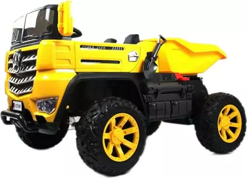 Детский электромобиль RiverToys K777AM желтый