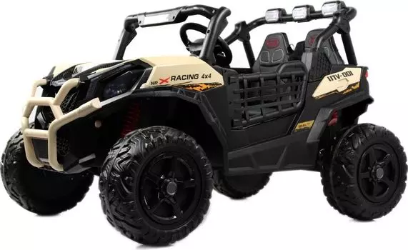 Детский электромобиль RiverToys K777KK LUX 4WD кремовый