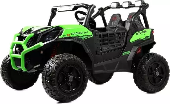 Детский электромобиль RiverToys K777KK LUX 4WD зеленый