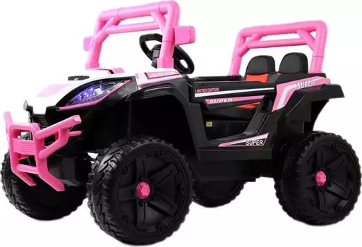 Детский электромобиль RiverToys L888LL розовый