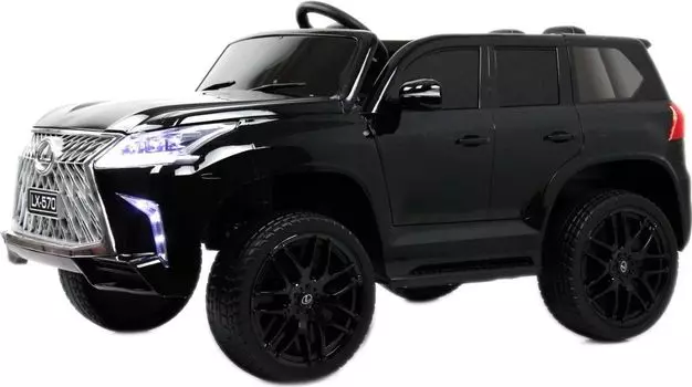 Детский электромобиль RiverToys Lexus 570 (E555EE) черный глянец