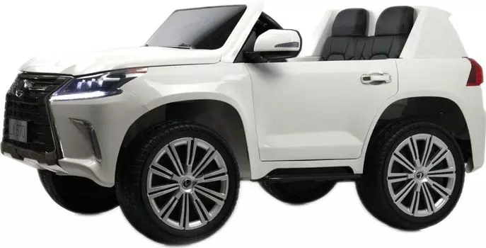 Детский электромобиль RiverToys Lexus LX570 (Y555YY) белый