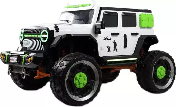 Детский электромобиль RiverToys М003БХ белый