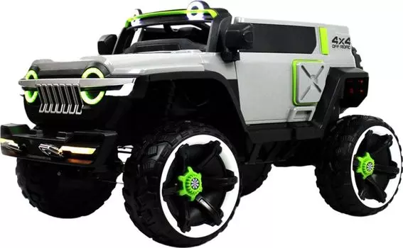 Детский электромобиль RiverToys М222БХ серый