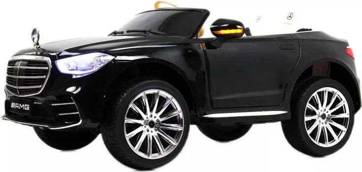 Детский электромобиль RiverToys М333БХ 4WD черный глянец