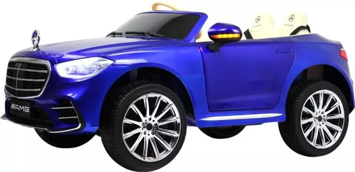 Детский электромобиль RiverToys (М333БХ-BLUE-GLANEC) синий глянец
