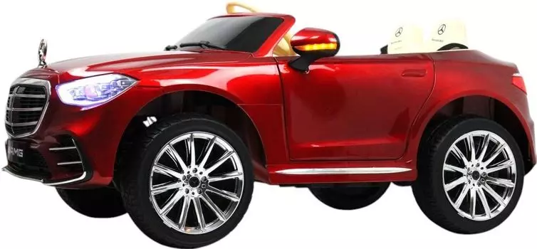 Детский электромобиль RiverToys (М333БХ-RED-GLANEC) красный глянец