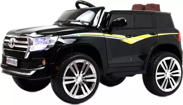Детский электромобиль RiverToys М555БХ черный глянец