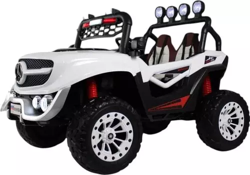 Детский электромобиль RiverToys (М999БХ) (белый)