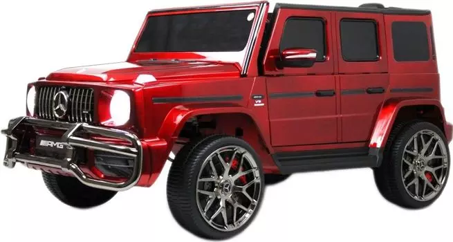 Детский электромобиль RiverToys Mercedes-AMG G63 4WD (S307) вишневый глянец