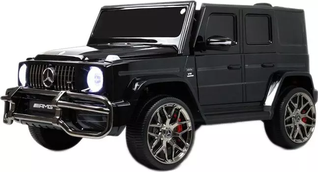 Детский электромобиль RiverToys Mercedes-AMG G63 (S307) черный глянец