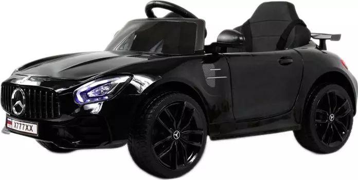 Детский электромобиль RiverToys Mercedes-Benz AMG GT X777XX черный глянец