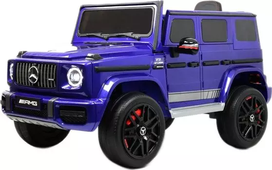 Детский электромобиль RiverToys Mercedes-Benz G63 4WD (K999KK) синий глянец