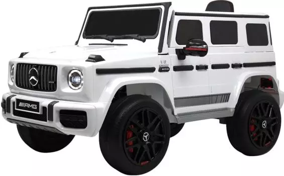 Детский электромобиль RiverToys Mercedes-Benz G63 4WD (Mercedes-AMG-G63-4WD-K999KK-WHITE) белый