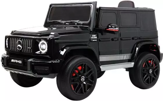 Детский электромобиль RiverToys Mercedes-Benz G63 4WD (Mercedes-AMG-G63-4WD-K999KK-BLACK-GLANEC) черный глянец