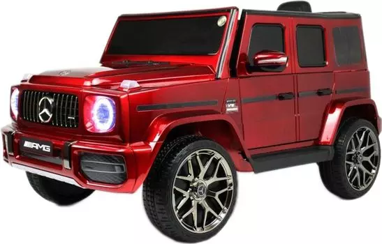 Детский электромобиль RiverToys Mercedes-Benz G63 (T999TT) вишневый глянец