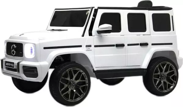 Детский электромобиль RiverToys Mercedes-Benz G63 (T999TT) белый