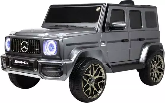 Детский электромобиль RiverToys Mercedes-Benz G63 (T999TT-SILVER-GLANEC ) серый глянец