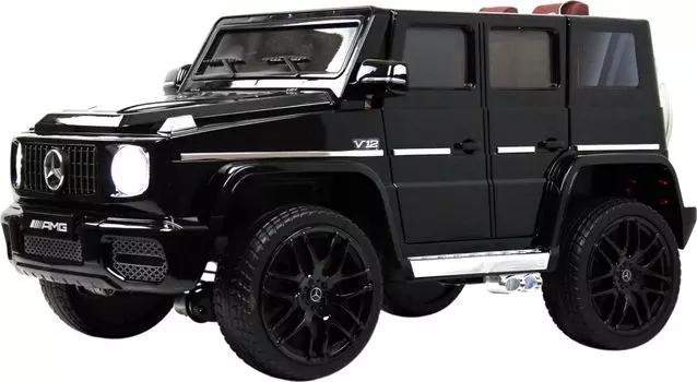 Детский электромобиль RiverToys Mercedes-Benz G65 (E111EE) черный глянец
