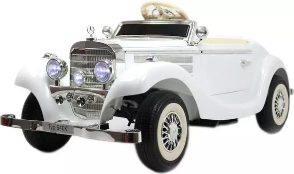 Детский электромобиль RiverToys Mercedes-Benz Typ 540K (M111MM) белый