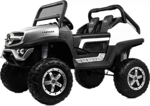 Детский электромобиль RiverToys Mercedes-Benz Unimog Concept (P555BP) серебристый глянец