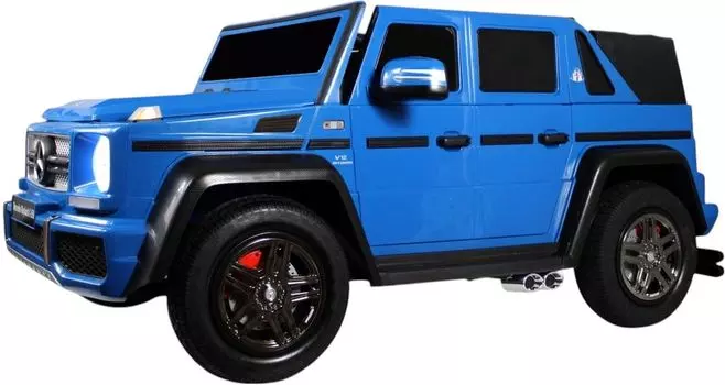 Детский электромобиль RiverToys Mercedes-Maybach G650 Landaulet (M999MM-BLUE) синий