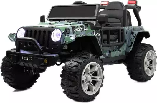 Детский электромобиль RiverToys T222TT 4WD камуфляж
