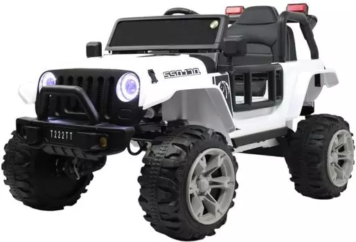 Детский электромобиль RiverToys (T222TT-4WD-WHITE) белый