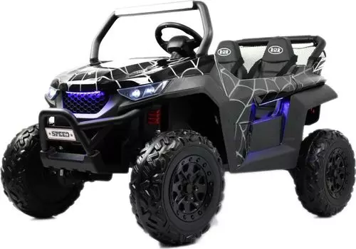 Детский электромобиль RiverToys T777TT 4WD черный Spider