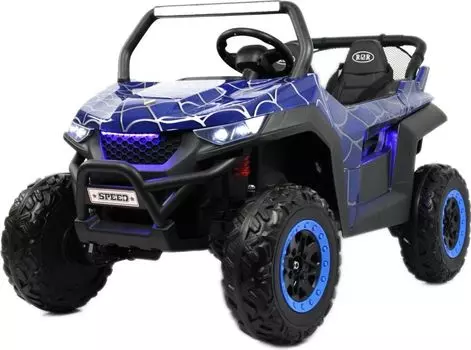 Детский электромобиль RiverToys T777TT 4WD синий Spider