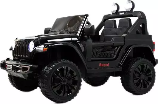 Детский электромобиль RiverToys X004XX черный глянец