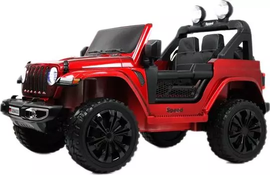 Детский электромобиль RiverToys X004XX красный глянец