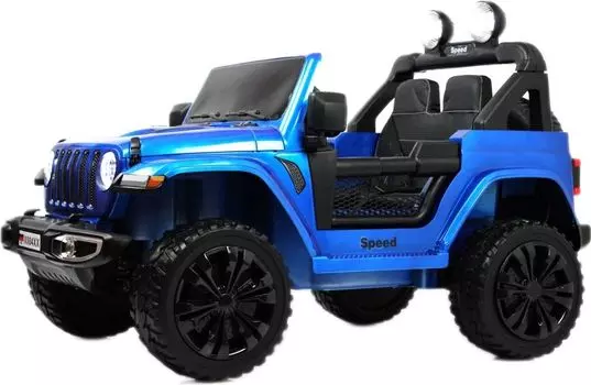 Детский электромобиль RiverToys X004XX синий глянец