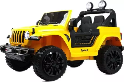 Детский электромобиль RiverToys X004XX желтый