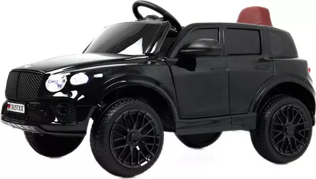 Детский электромобиль RiverToys X007XX черный глянец